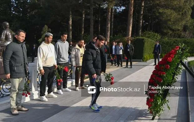Messi Fəxri Xiyabanda - FOTOLAR 