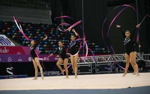 Gimnastlarımız Qubada təlim-məşq toplanışında 