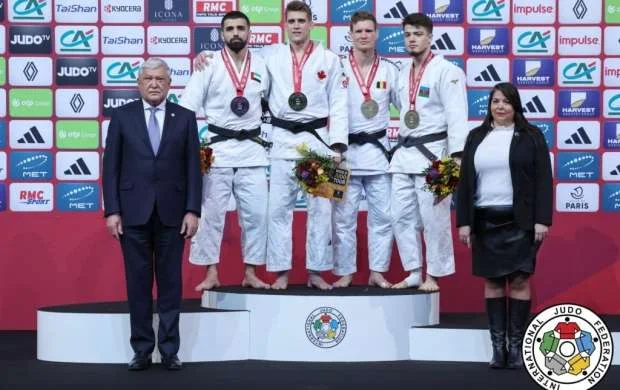 "Böyük Dəbilqə": Azərbaycan cüdoçuları 3 medal qazandılar 