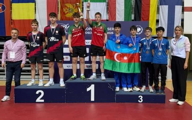 Azərbaycanın stolüstü tennisçiləri Xorvatiyada medal qazandılar 