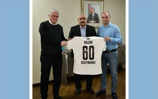 AFFA Nazim Süleymanovun yubileyini təbrik etdi 