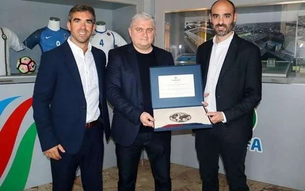 "Barselona"nın nümayəndələri baş katiblə görüşdülər 