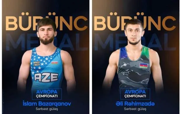 AÇ: Azərbaycanın sərbəst güləş millisindən 3 "bürünc" 