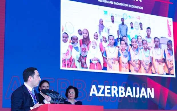 Azərbaycan Badminton Federasiyası beynəlxalq mükafata layiq görüldü 