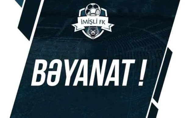 "İmişli" klubu bəyanat yaydı 