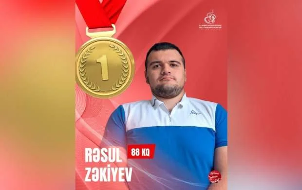 Azərbaycan parapauerliftinqçisi Dünya Kubokunda 2 qızıl medal qazandı 