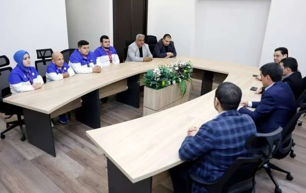 Dünya Kubokunda medal qazanmış parapauerliftinqçilərlə görüş keçirildi 