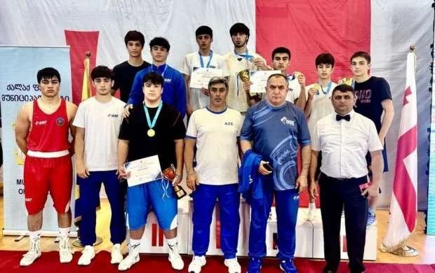 Azərbaycan boksçuları Gürcüstanda 7 medal qazandılar 