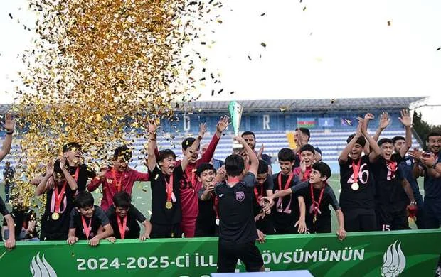 AFFA U-13 Liqasında çempion da bilindi, mükafatçılar da 