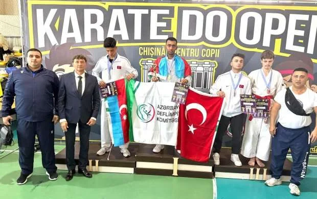 Karateçilərimizdən 1 qızıl, 2 gümüz, 3 bürünc medal 