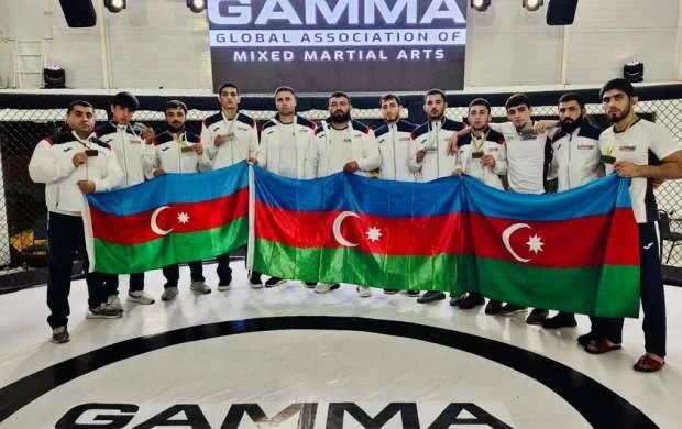 Azərbaycan idmançıları MMA üzrə dünya çempionatında 3 "qızıl" qazandılar 