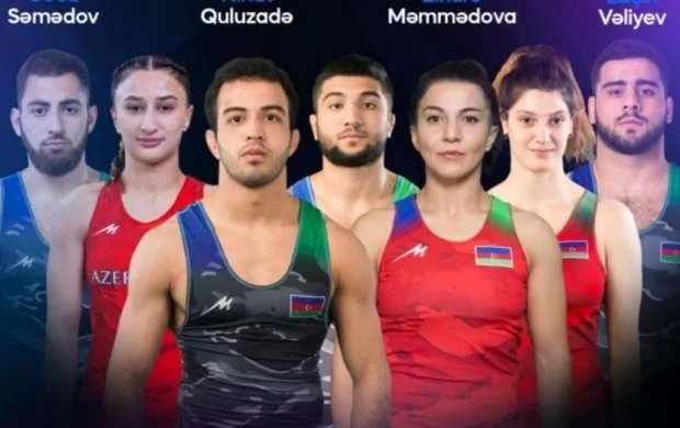 Azərbaycan güləşçiləri 6 medal qazandılar 