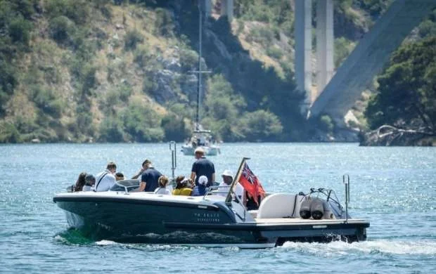 Maykl Cordan şəxsi yaxtası ilə Xorvatiya sahillərində - FOTO 