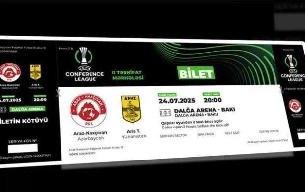 KL: “Araz-Naxçıvan” - “Aris” oyununa biletlər neçəyədir? 