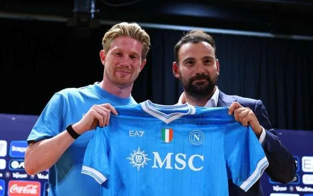 De Bröyne "Napoli"də nömrə seçimini etdi 