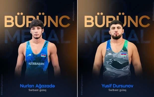 Azərbaycanın iki güləşçisi dünya çempionatında bürünc medal qazanıb 