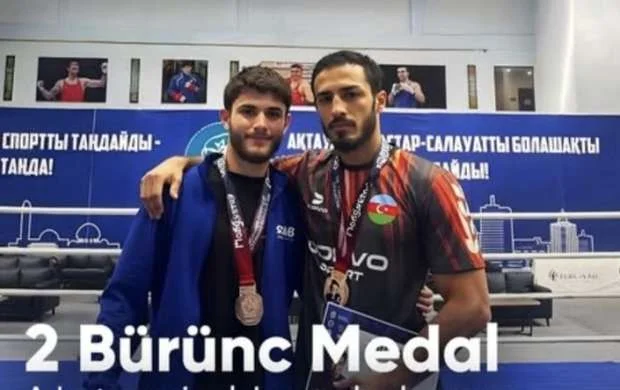 Azərbaycan boksçuları Qazaxıstanda keçirilən beynəlxalq turniri 2 medalla başa vurublar 