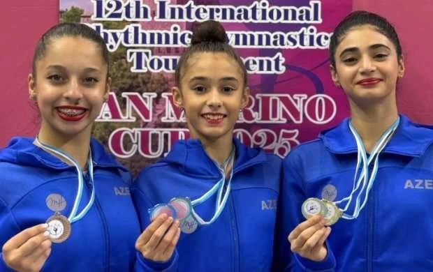 Gimnastlarımız beynəlxalq turnirdə 7 medal qazandılar 