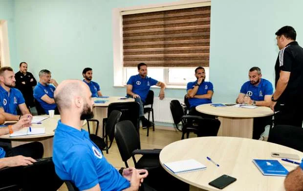 UEFA-nın A kateqoriyalı məşqçi kursuna start verildi - FOTOLAR 