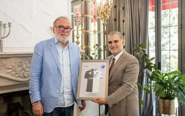 
"Qarabağ" və "Kopenhagen" klublarının rəhbərləri arasında görüş keçirildi 