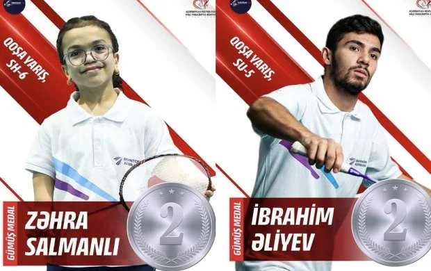 Azərbaycan parabadmintonçuları Avropa çempionatını 2 medalla başa vurdular 