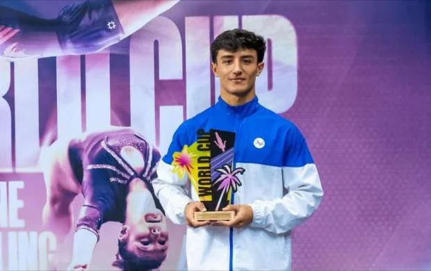 Azərbaycan gimnastı Fransada Dünya Kubokunun qalibi oldu 
