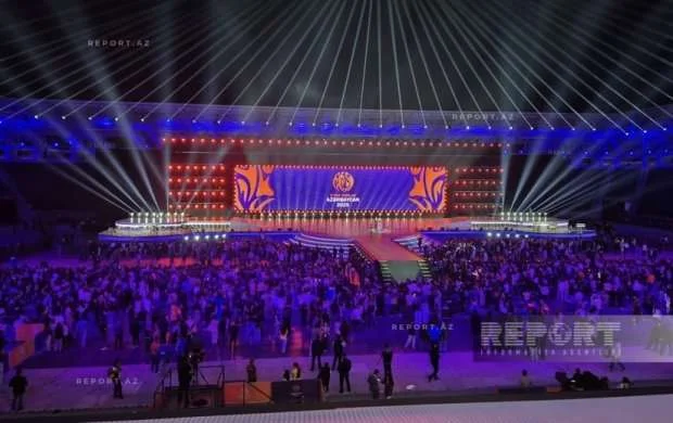 Gəncə stadionunda III MDB Oyunlarının bağlanış mərasimi keçirilir 