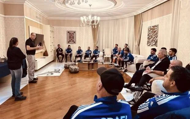 İsrailin Azərbaycandakı səfirliyi amputant futbolçulardan ibarət yığmanı qəbul etdi 