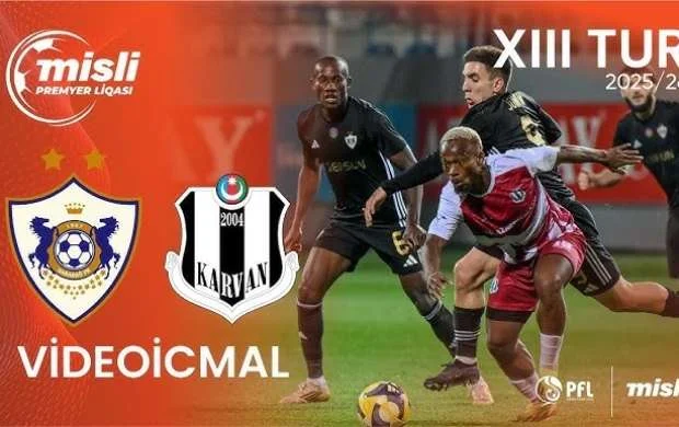 "Qarabağ" - "Karvan-Yevlax" matçından - VİDEO 
