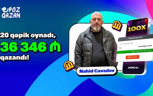 Misli.az-da ardıcıl 2 böyük uduş! 