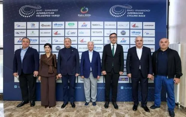 Azərbaycan və Özbəkistanın idman nazirləri Respublika Velotrekində  