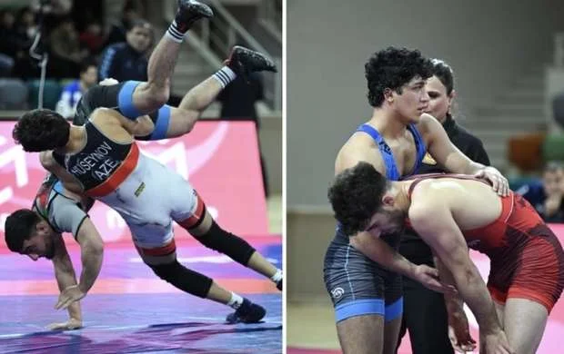 Azərbaycan çempionatı: Sərbəst güləş üzrə daha 5 çəkidə finalçılar bəlli oldu 