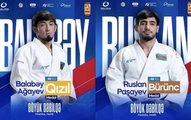 Azərbaycan cüdoçuları ilk günü bir qızıl, bir bürünc medalla başa vurdular 