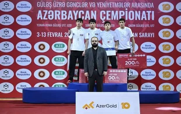 Yunan-Roma və sərbəst güləş üzrə U-17 Azərbaycan çempionatı başa çatıb 