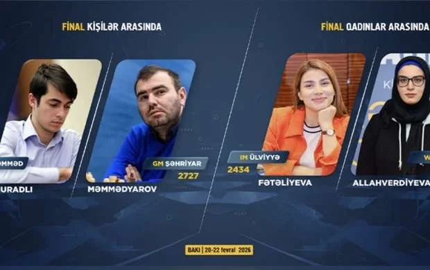Şahmat üzrə Azərbaycan çempionatında final partiyaları oynanıldı 