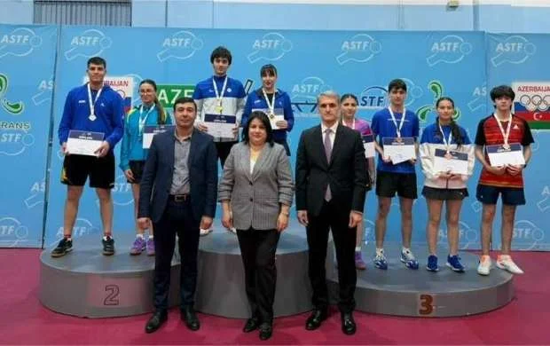 Stolüstü tennis üzrə Azərbaycan çempionatı başa çatdı 