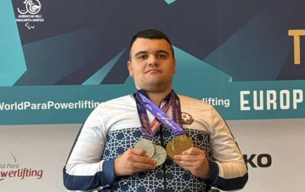 Azərbaycan parapauerliftinqçisi Avropa Açıq çempionatında daha iki medal qazandı 