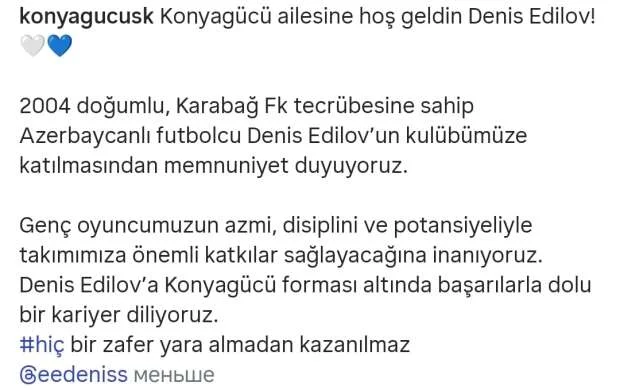 Azərbaycanlı futbolçu Türkiyə klubu ilə anlaşdı 