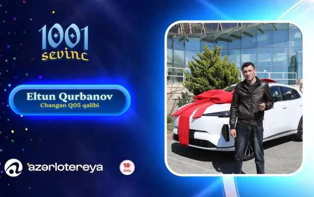Şəmkirli 22 yaşlı gənc “1001 Sevinc”dən avtomobil qazandı 