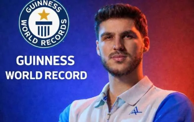 Stolüstü tennisçi Nihad Məmmədov adını "Ginnesin Rekordlar Kitabı"na yazdırdı 