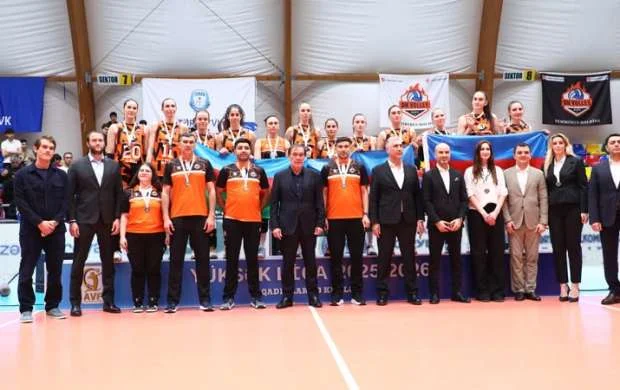 "DH Volley" Azərbaycan Yüksək Liqasının gümüş medalını qazanıb - FOTOLAR 