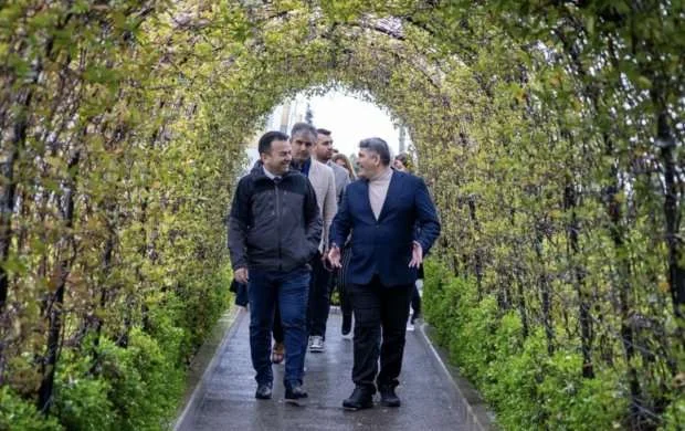 Şükrü Yılmazın rəhbərlik etdiyi nümayəndə heyəti Milli Gimnastika Arenasında olub 
