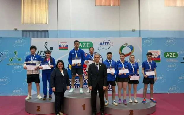 Stolüstü tennis üzrə Azərbaycan çempionatının qalibləri bəlli oldu 
