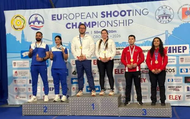 Azərbaycanın güllə atıcıları Avropa çempionatında "gümüş"ə yiyələndilər 