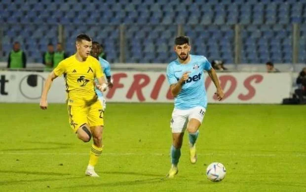 Azərbaycanlı futbolçu qol vurdu, komandası darmadağına sevindi 