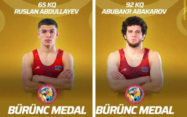 Ruslanla Abubakr Kaspiyskdə 3-cü oldular 