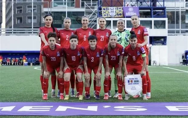 Qadın futbolçulardan ibarət Azərbaycan millisi FIFA reytinqində gerilədi 