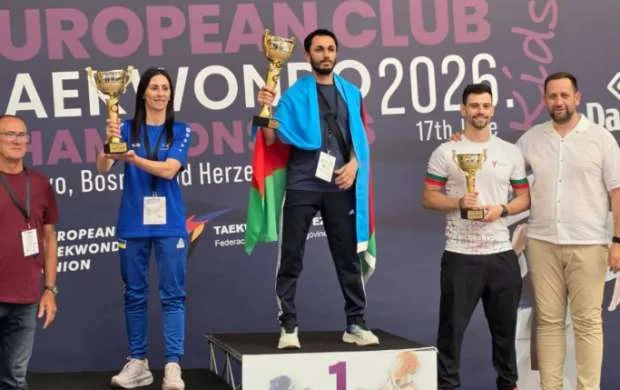 Azərbaycan taekvandoçuları Avropa çempionatında birinci yeri tutdular 