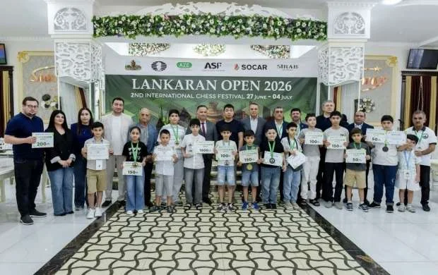 "Lankaran Open 2026" Beynəlxalq Şahmat Festivalına yekun vuruldu 