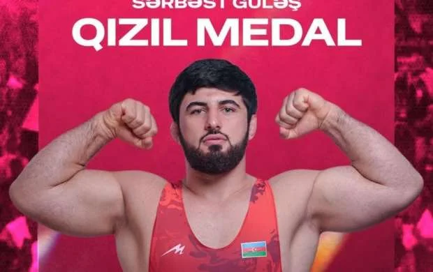 Azərbaycan güləşçisi Avropa çempionu olub 